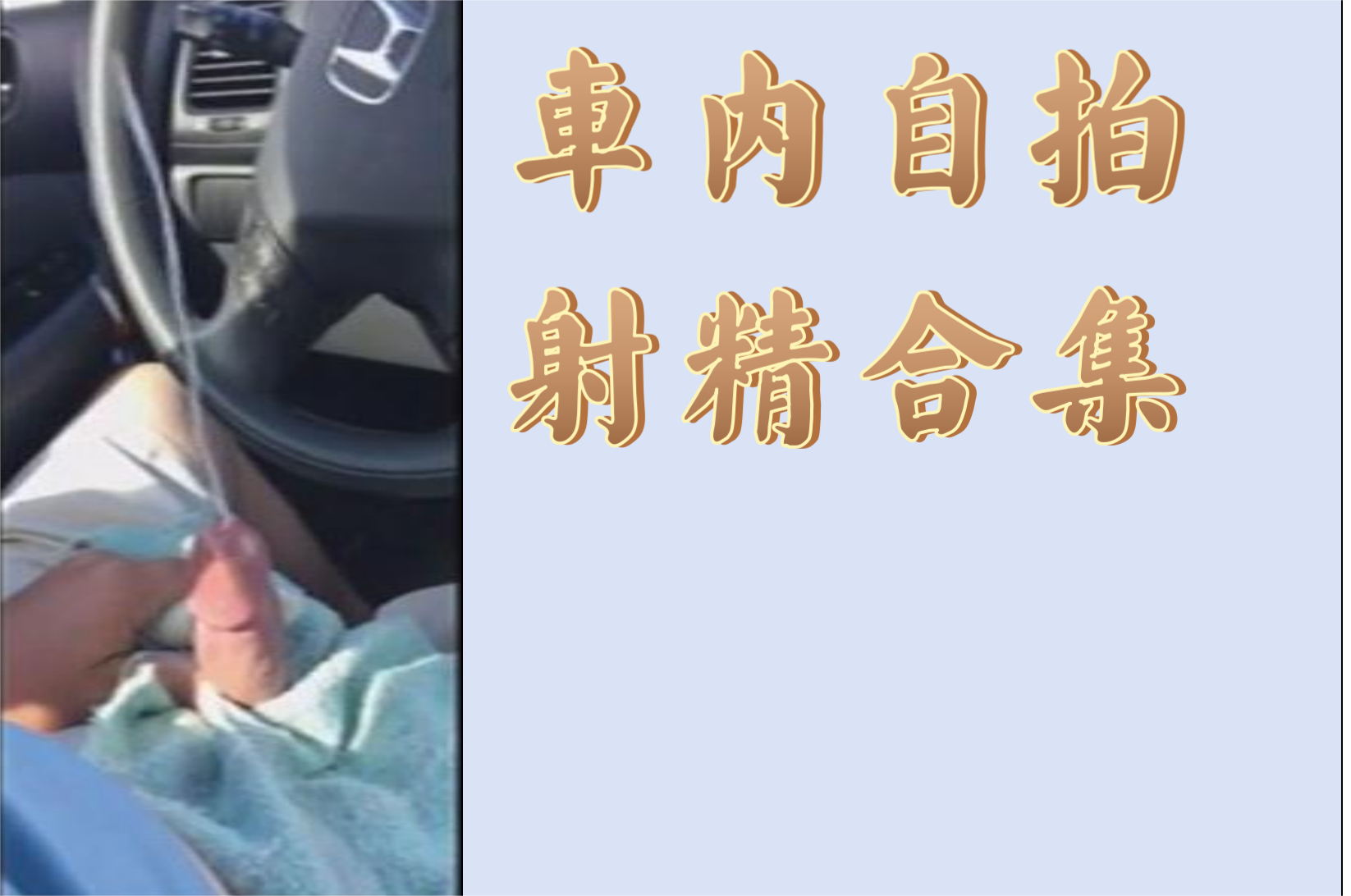 車內自拍射精合集